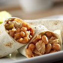 Chicken and Bean Burritos